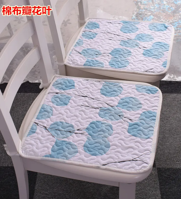 banhuaye 2 pieces Квадратный коврик для сидения, кухонные подушки для офисного стула, современное сидение, Нескользящая подушка для обеденного стула, удобная хлопковая подушка для сидения - Цвет: banhuaye 2 pieces