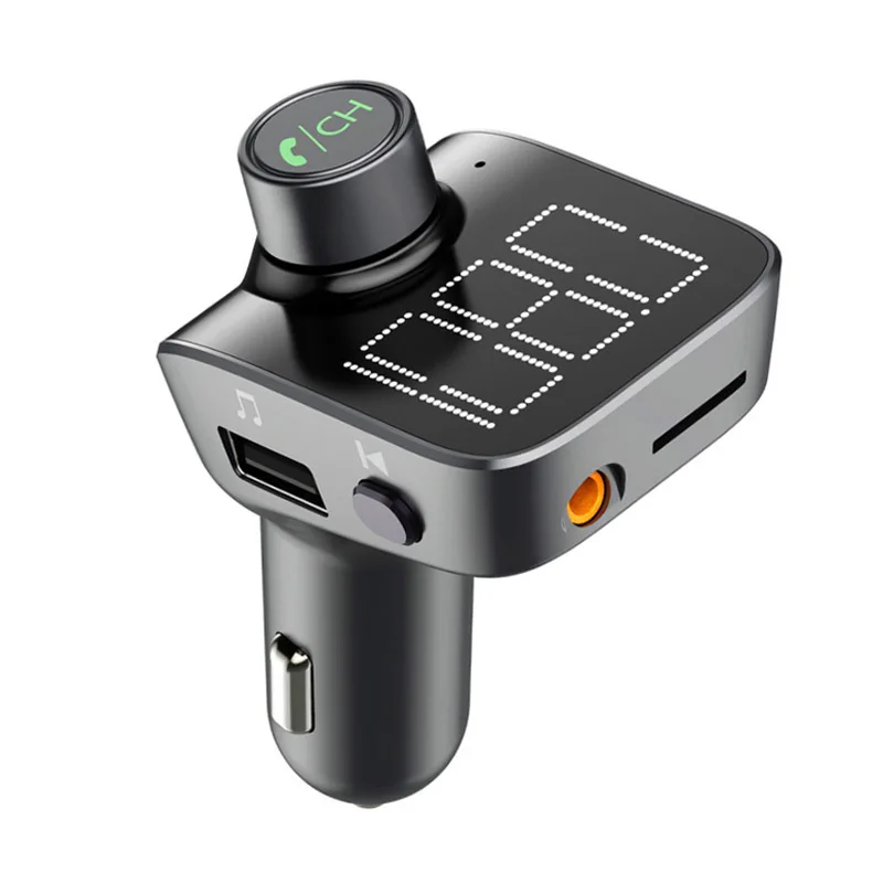 Автомобильный комплект jajabor с Bluetooth громкой связью V5.0 беспроводной fm передатчик 3