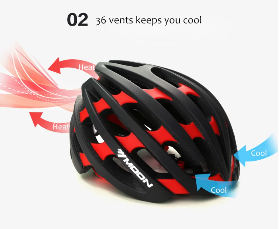 MTB велосипедный шлем MOON Ultralight/EPS в литой/Горный/Шоссейный/велосипедный шлем для взрослых велосипедный шлем casco ciclismo 5