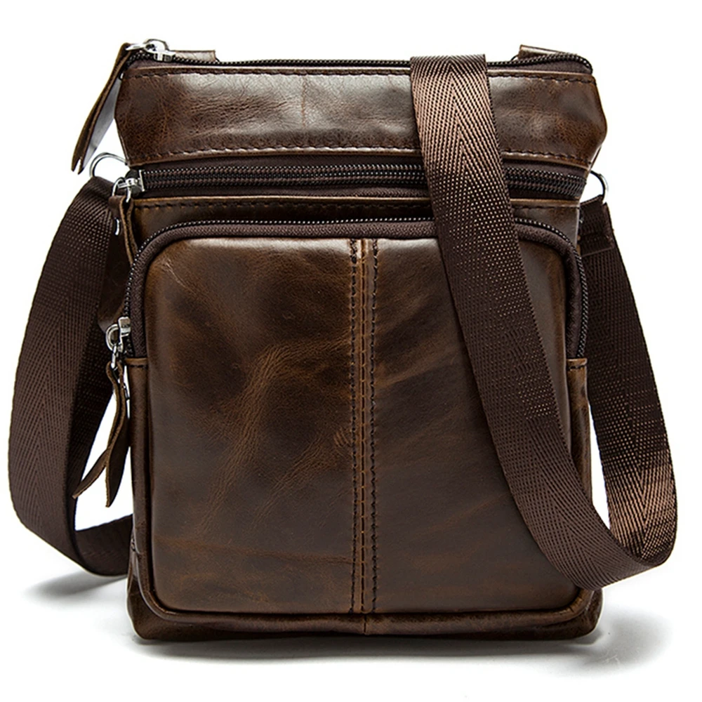 Пояса из натуральной кожи сумка Топ ручка Для мужчин Сумки мужского плеча через