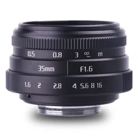 new arrive fujian 35mm f1 6 c mount camera cctv lenses ii for n1 fujifilm fuji nex micro 43 eos b