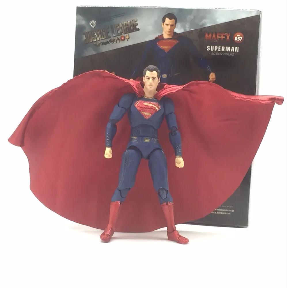 DC Justice League Super Hero MAFEX The Flash 058 фигурка МАФ Бэтмен чудо-женщина Супермен Человек-паук Фигурки, игрушки, куклы