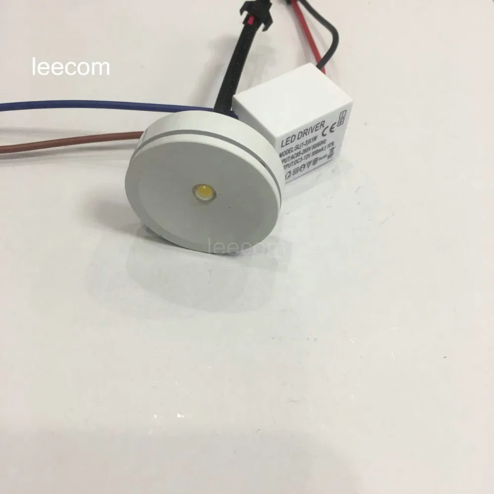 Новая модель светодиодный мини потолочный светильник 1 Вт диаметр 37mm dc12v: