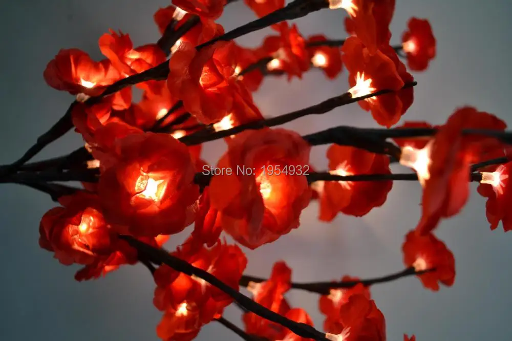 Мини-светильник в виде цветущей розы 20 дюймов 48 светодиодов | Дом и сад