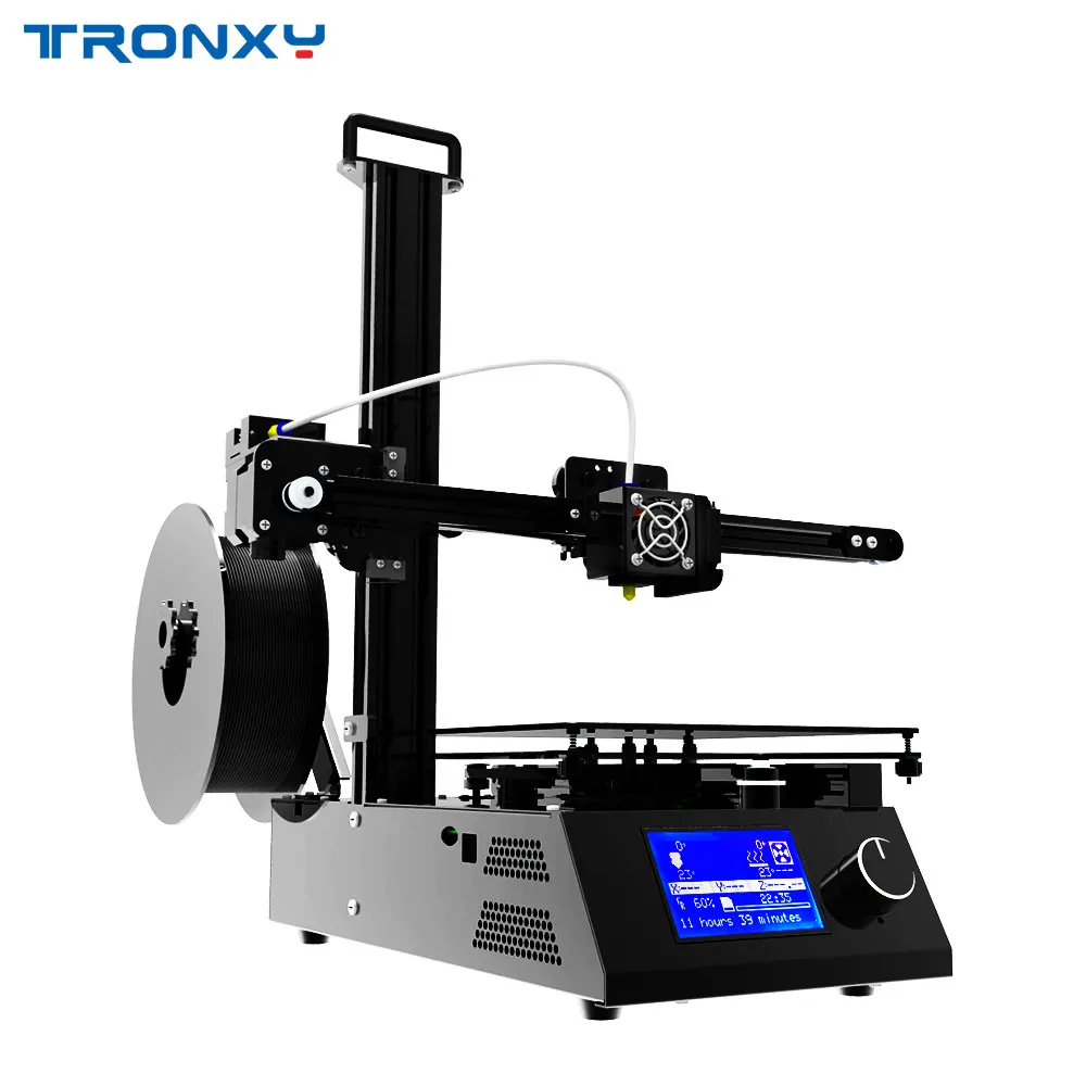Большая распродажа быстрая установка Полный алюминиевый Tronxy X2 3D принтер большой размер печати 210*210*210 мм