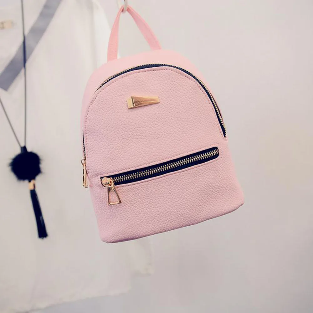 Модный женский рюкзак из ПУ кожи мини дорожная сумка через плечо белый Cmall #5