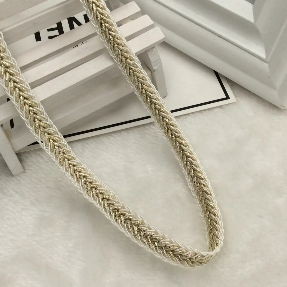 5 м/лот золотые шелковые кружевные ленты с отделкой этнические аксессуары для