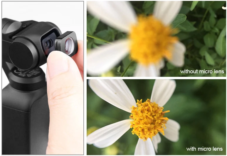 Широкоугольный объектив/микро объектив для DJI Osmo Pocket|Квадрокоптеры с камерами| |