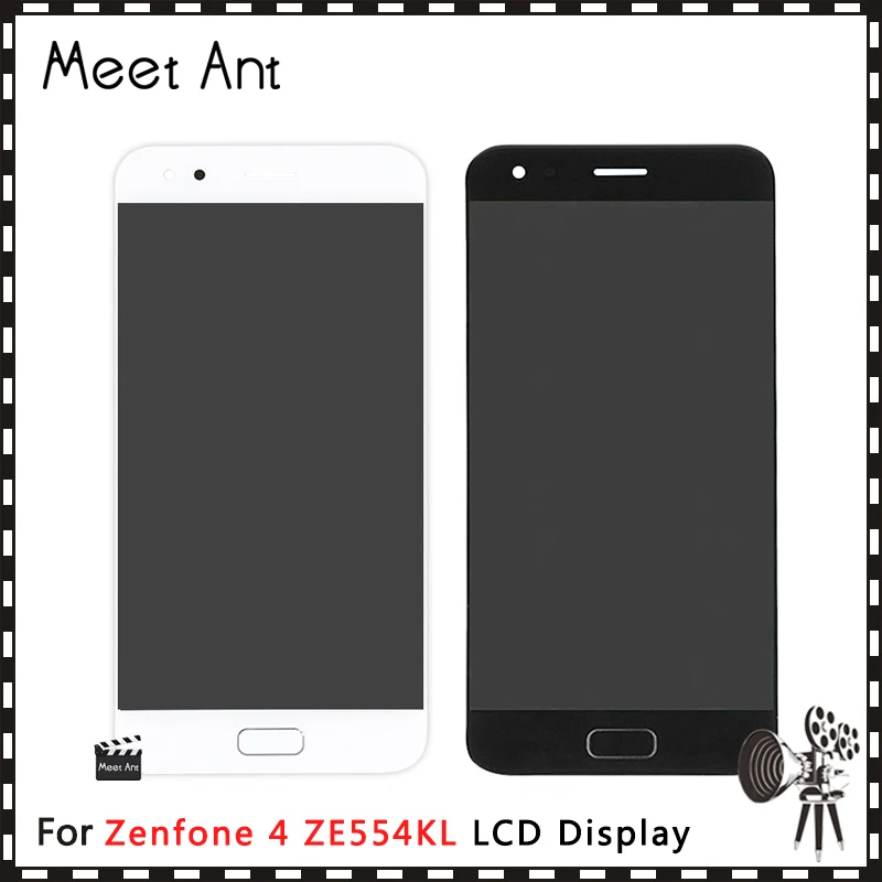 

High Quality 5.5'' For ASUS Zenfone 4 ZE554KL LCD Display Screen With Touch Screen Digitizer Assembly Black White