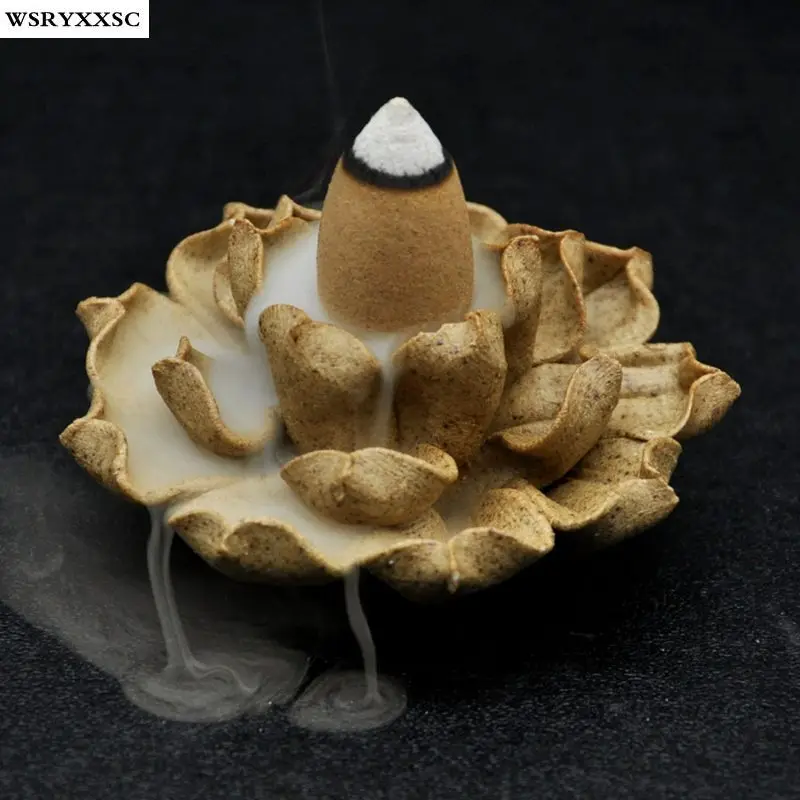 Курительница в форме лотоса 04 палочек для еды аромапалочки горелки Аргил кадило