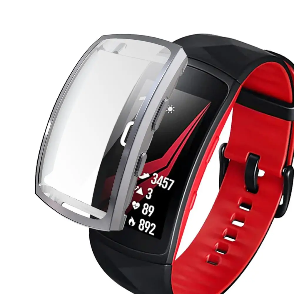 Прямая поставка чехол для смарт часов Samsung Gear Fit 2 pro ремешок из ТПУ защитный gear fit2