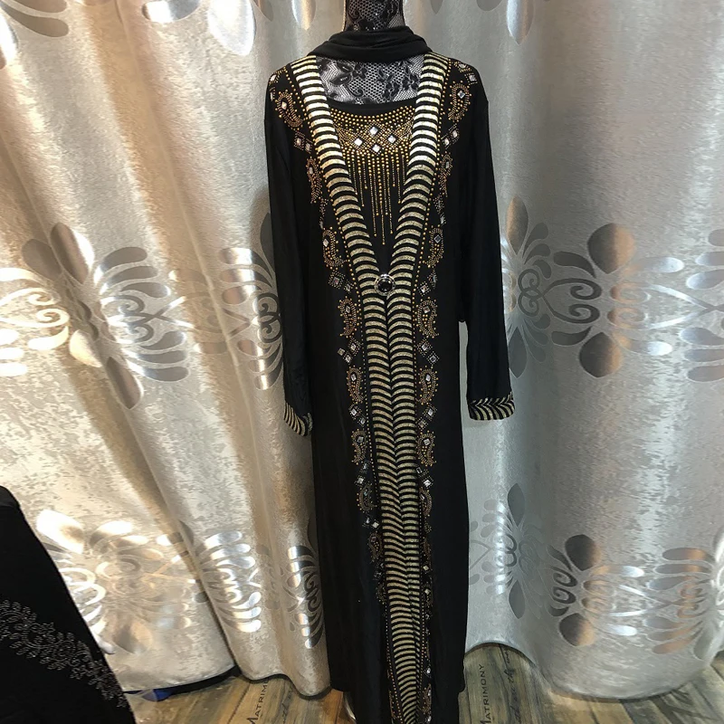 Мусульманский кафтановый халат Eid Abaya Арабская хиджаб мусульманское платье Caftan