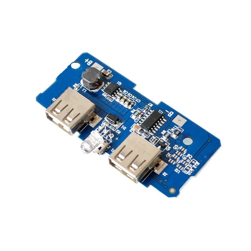 18650 Двойной Micro USB 3 7 В до 5 2A Boost мобильный Банк питания DIY литиевая батарея зарядное