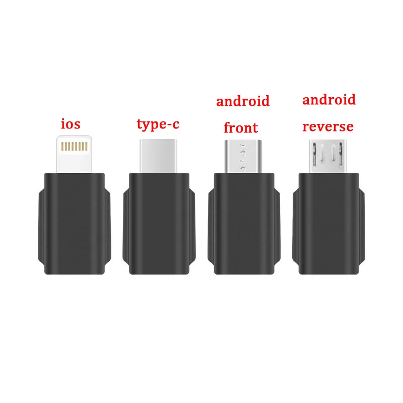 Адаптер для смартфона телефона Micro USB Φ Android IOS разъем iPhone Huawei Xiaomi Samsung DJI OSMO
