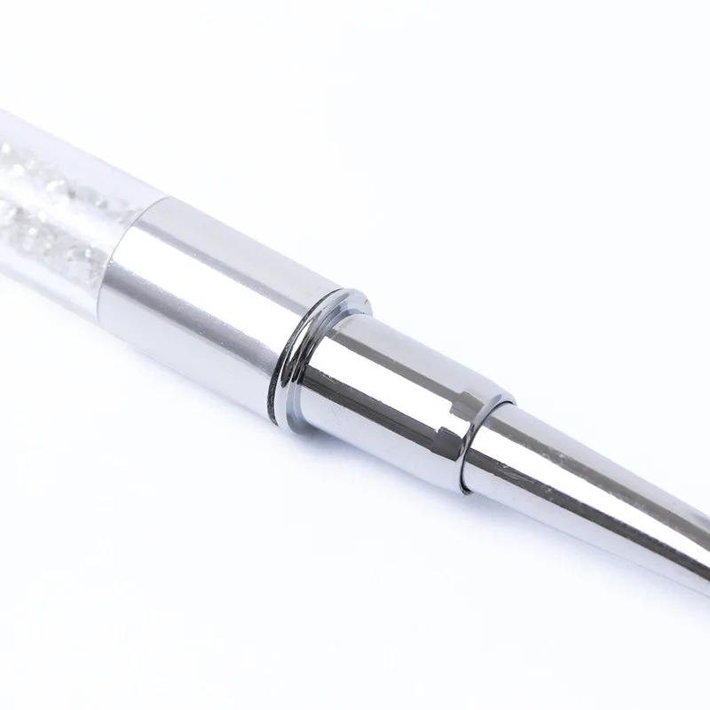 Маникюрные инструменты четырехгранная цветная дрель-труба кристальная ручка