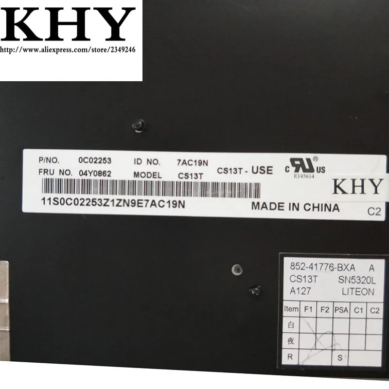 Клавиатура США для ThinkPad L440 L450 L460 T431S T440 T440P T440S T450 T450S T460 04Y0824 04Y0854 04Y0862 04Y0892 00HW906