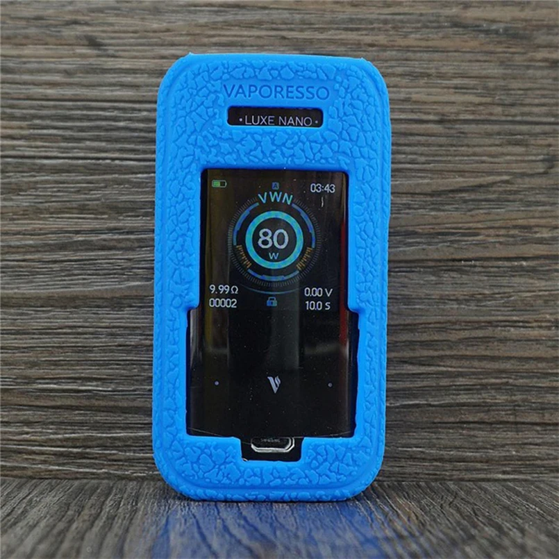 Текстурированный силиконовый чехол для Vaporesso Lux Nano TC Kit Box Mod электронная сигарета Vape силиконовый чехол с гелевой оболочкой