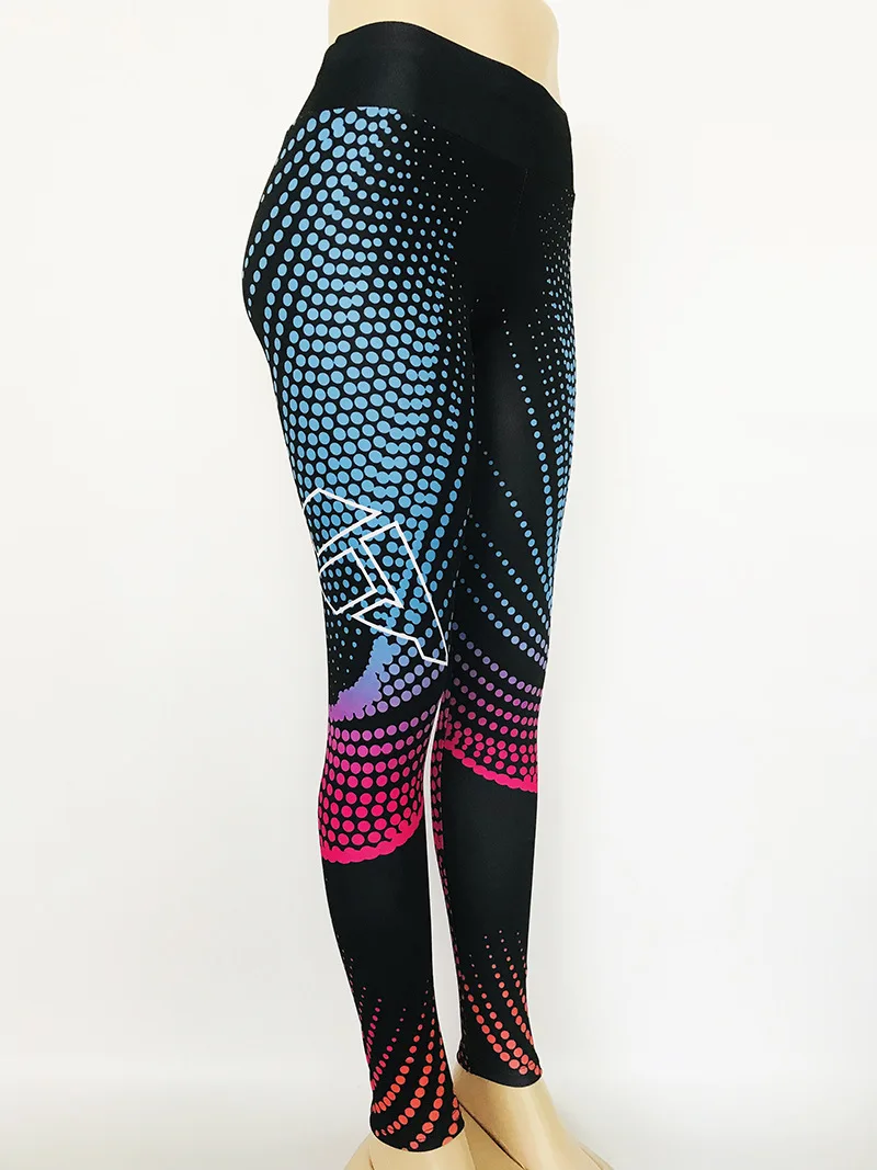 New Women Hit Color Simple Pattern Mixed Sexy Slim Elastic Thin Section Best Fashion Jeggings | Женская одежда