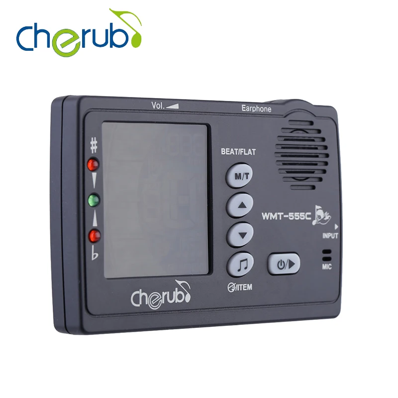 Cherub WMT 555C 3 в 1 интонационный тренажер электронный цифровой тюнер метроном