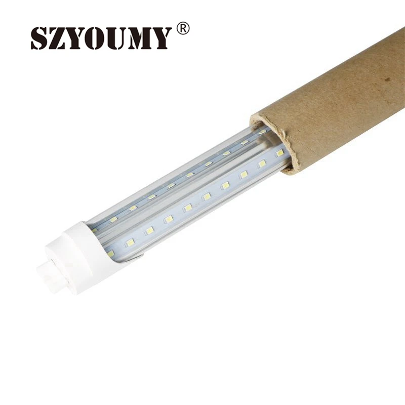 SZYOUMY v образная Светодиодная трубка 8 Футов 6 футов 5 4 фута 3 2 T8 светодиодные трубки