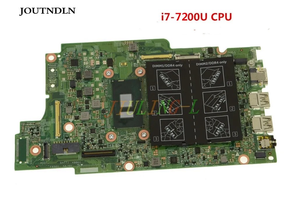 JOUTNDLN для DELL Inspiron 13 5578 5378 5368 5568 материнская плата ноутбука с I5 7200 CPU DDR4 0PG0MH PG0MH CN