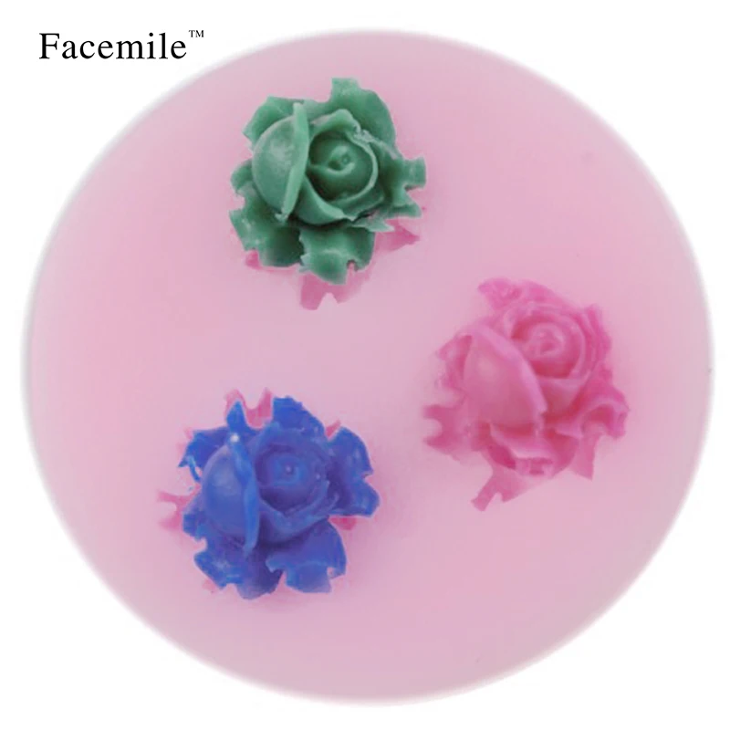 Новинка силиконовая форма в форме цветка шоколадные конфеты Jello 3D для мыла