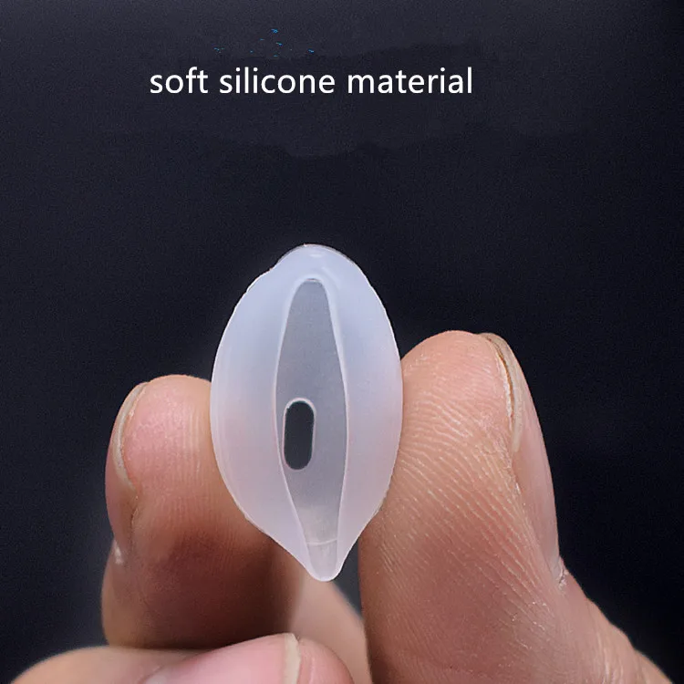 4 шт. Противоскользящие силиконовые сменные амбушюры подушечки для ушей гелевые