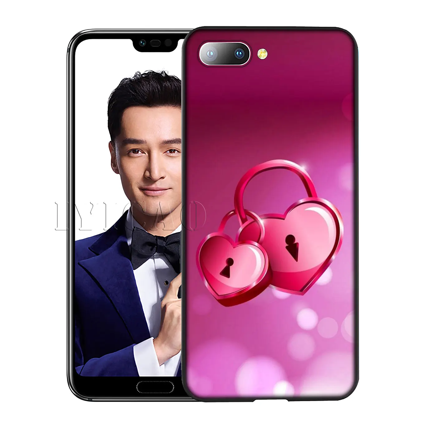 IYICAO Love cute Silicone Soft Case for Huawei Y7 Y6 Prime Y9 2018 Honor 8C 8X 8 9 10 Lite 6A 7C 7X 7A Pro |