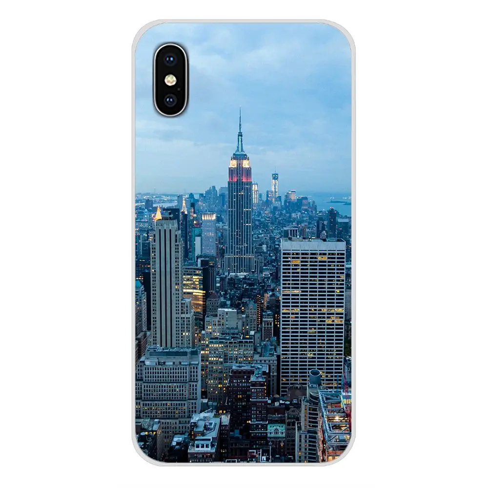 Прозрачный мягкий чехол для Samsung A10 A30 A40 A50 A60 A70 Galaxy S2 Note 2 3 Grand Core Prime NYC NEW YORK city