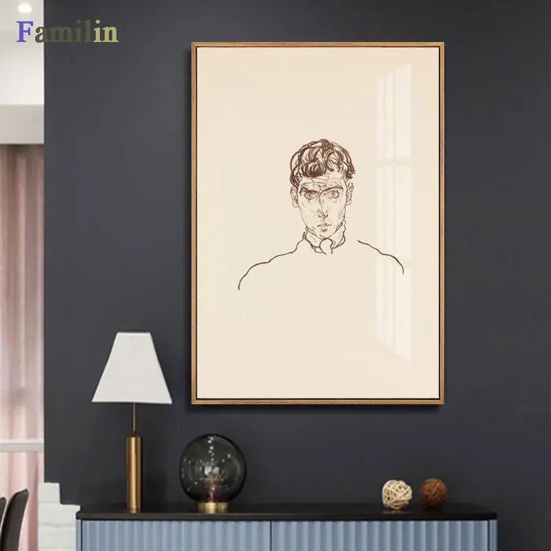 Сливовый Логи, картина маслом, Настенный декор, холст, живопись, Художественная печать, печать на холсте, настенное искусство, Egon Schiele, много стилей, выбор - Цвет: Сливовый