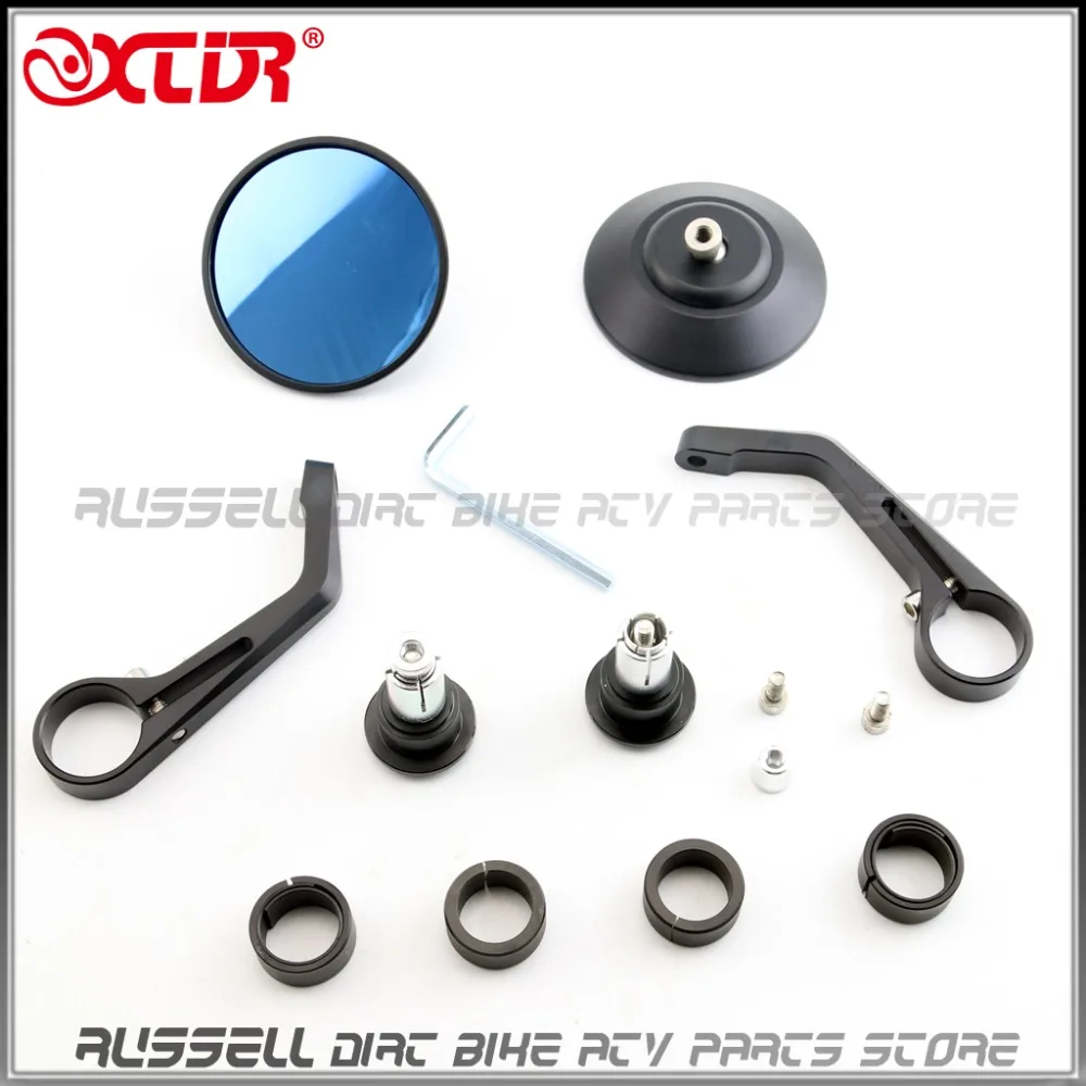 Мотоцикл с ЧПУ 7/8 &quotРучка Бар Конец кафе гонщик Ретро Зеркало заднего вида для Honda