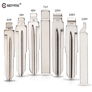 Клинок для автомобильного ключа KEYYOU, клинок  03 #39 40 105 106 126 71 # HU100 для Chevrolet Cruze SPrak Aveo Camaro Equinox Opel для Buick