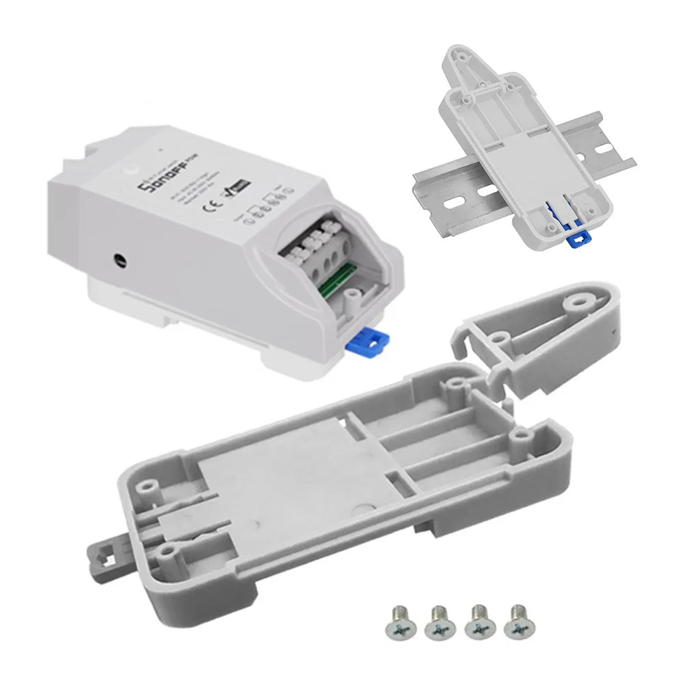 Sonoff dr Din Rail лоток Регулируемый монтируемый рельсовый держатель решение для
