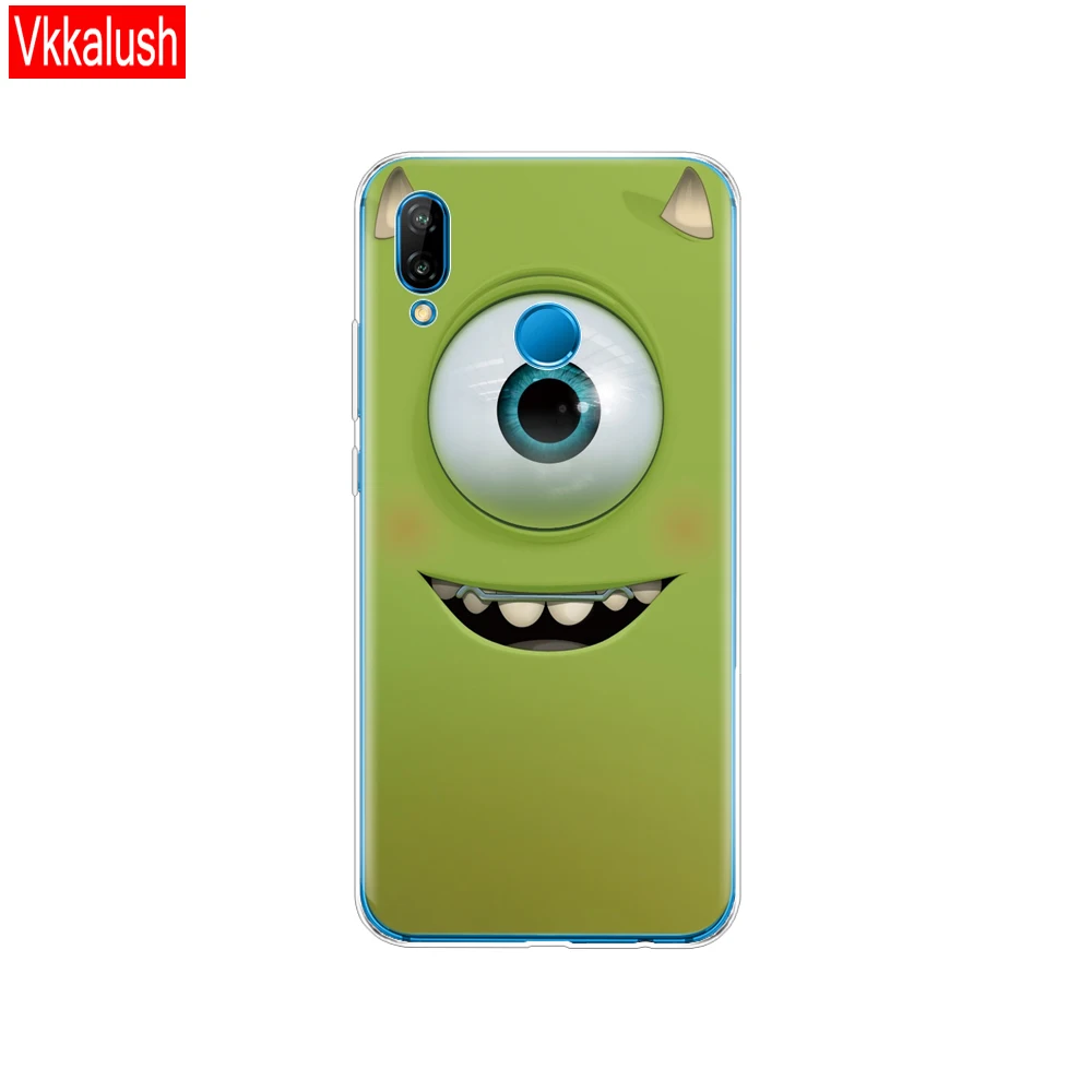 80028 Силиконовый чехол для 5,8" huawei P20 Lite huawei P20 Pro, чехол для huawei P 20, Защитная прозрачная задняя крышка для телефона - Цвет: 80028