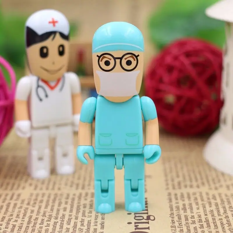 Usb флеш накопитель 64 ГБ 32 16 4 8 Doctor pendrive белая модель медсестры память usb флешка u