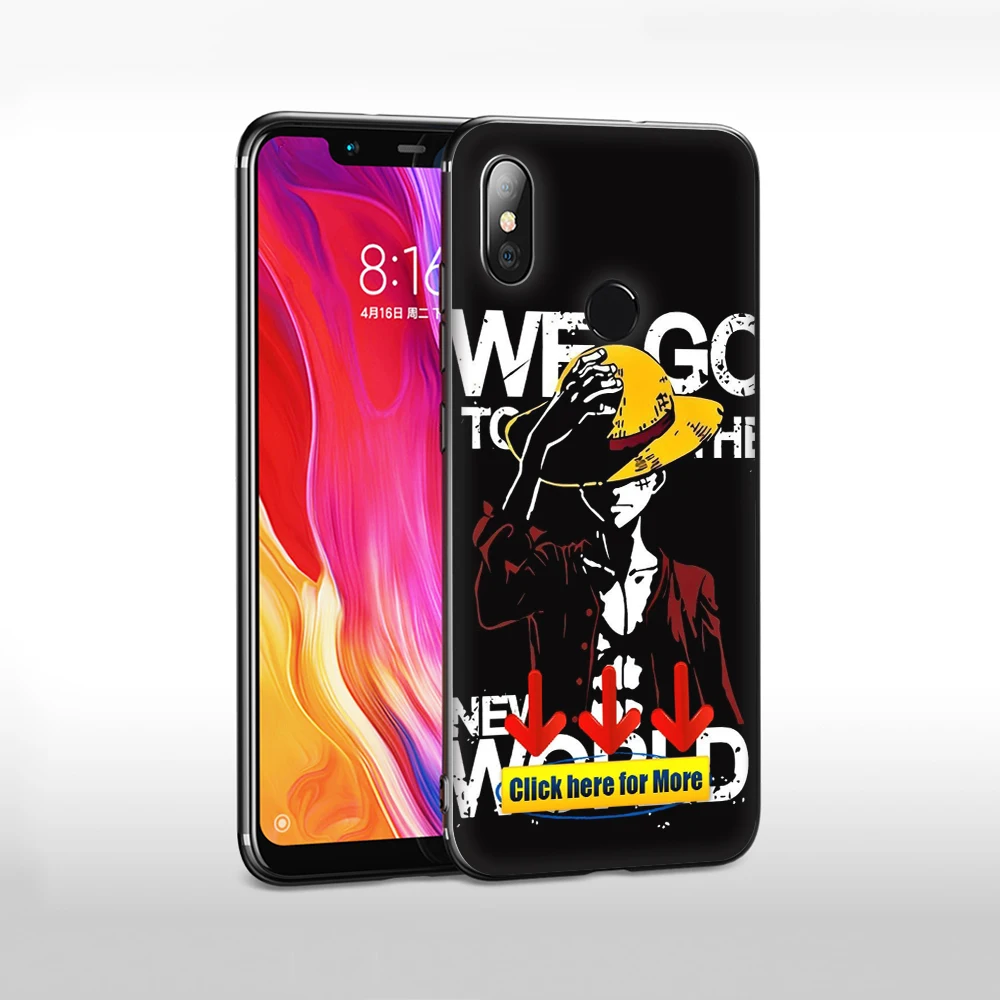 WEBBEDEPP ONE PIECE Monkey D Luffy TPU чехол для телефона Xiaomi Mi 8 A2 Lite A1 9 SE Mix 2s Max 3 POCOPHONE F1 мягкий |