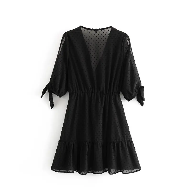 Пикантная обувь с узором в горошек платье v образной горловиной для женщин