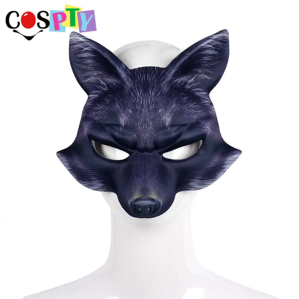Cospty недорогие эва 3D вечерние реалистичные животные белые черные взрослые аниме