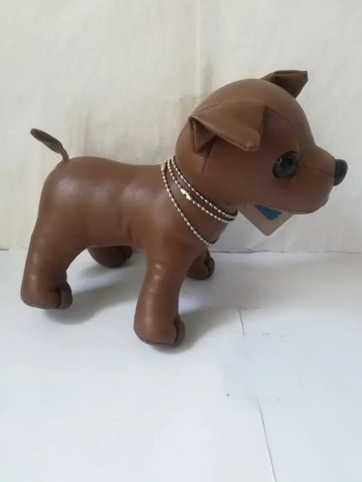 Прекрасный мультфильм коричневый Чихуахуа плюшевые игрушки около 20x16 см