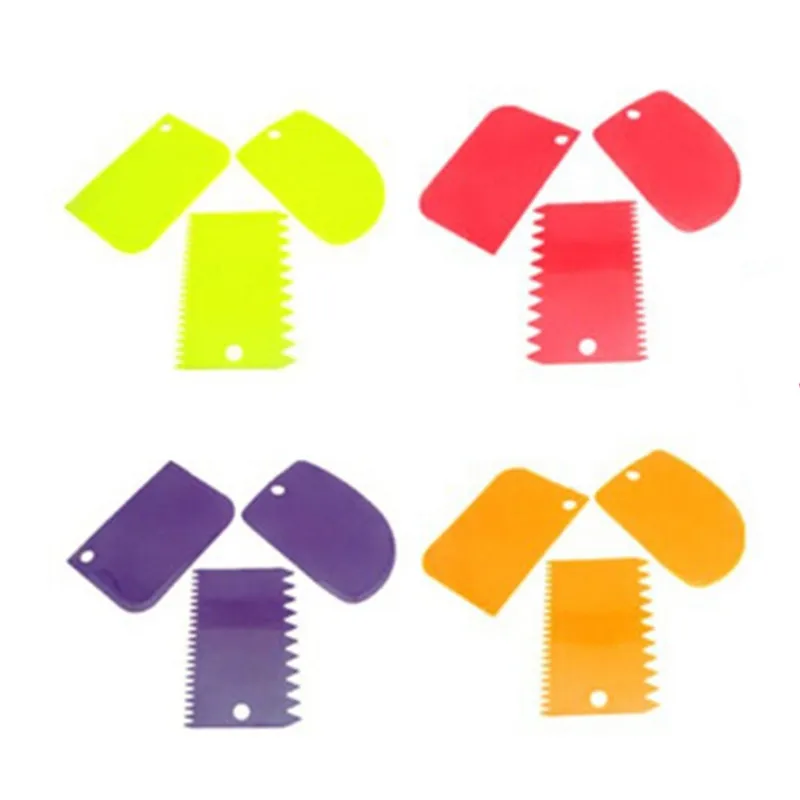 3 шт./компл. нож для выпечки торт Хлеборезка выпечка скребок инструментов лезвие