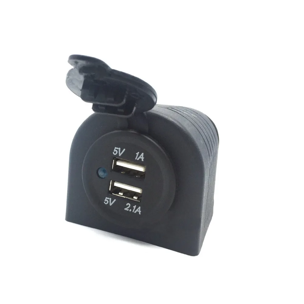 Автомобильный мотоцикл на плате адаптер 5 в 3 2 А двойной USB порт прикуриватель с