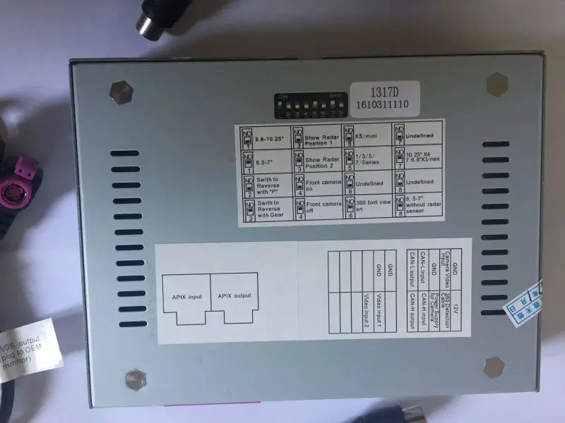Интерфейс для установки камеры заднего вида на BMW 1/2/3/4/5/7 серии X1 X3 X4 X5 X6 NBT HU entry on.