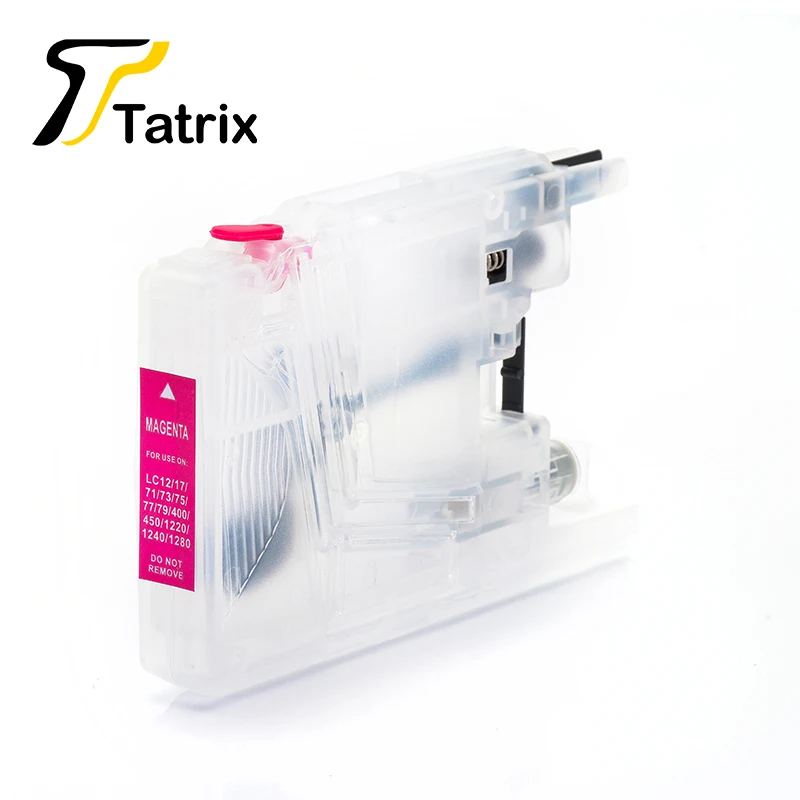 Заправляемые чернила Tatrix LC12 LC17 LC71 LC73 LC75 LC1240 LC1280 картридж для BROTHER MFC J6510DW J6710 J6910DW