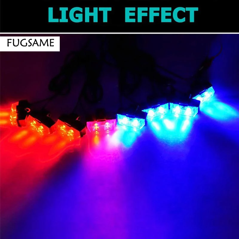 FUGSAME автомобиль 51035led мотоцикл вспышка стробоскоп предупреждение EMS полицейский