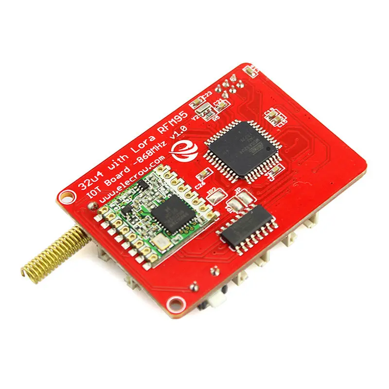 Elecrow Mega 32u4 с Lora RFM95 IOT плата 868 МГц беспроводной транспортный модуль LoRaTM модем DIY комплект дистанционного управления Телеметрия