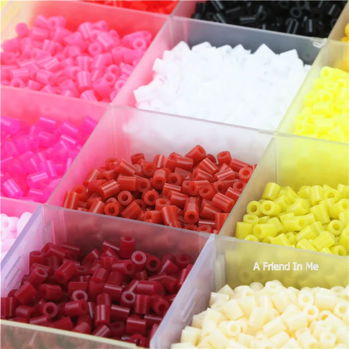 24 цвета 13000 шт. 2,6 мм EVA Хама бусины набор игрушек Мини бусины DIY Perler Pegboard Инструменты наборы Развивающие игрушки для детей