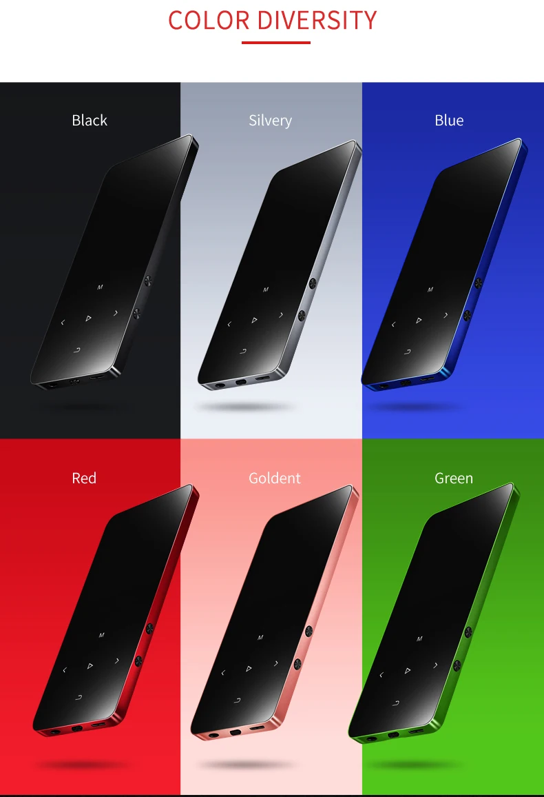 ICEICE Спортивный mp3 плеер с наушником сенсорный ключ mp3 hi fi радио fm мини USB lecteur MP3 HiFi музыкальный плеер портативный металлический walkman