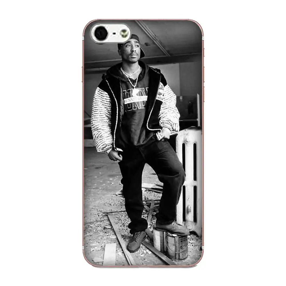 Мягкие сумки Чехлы для Samsung Galaxy Note 5 8 9 S3 S4 S5 S6 S7 S8 S9 S10 mini Edge Plus Lite 2pac Tupac Shakur Rap