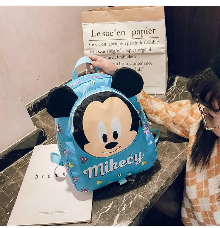 Disney Микки Маус мультфильм мини дети анти-потери Рюкзак девочка сумка для мальчика плечо Детская сумка для хранения школа детский сад