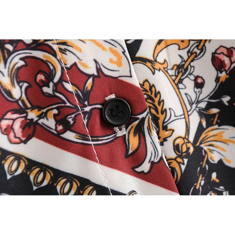 Morrowwind Women Bohemian Print Turn Down Collar Long Sleeve Blouse Shirt Blusas Feminino Casual Ladies Tops Button 2018 Autumn |